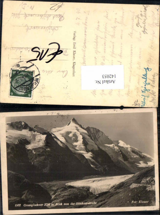 142053,Grossglockner Blick v.d. Hochalpenstrasse Heiligenblut