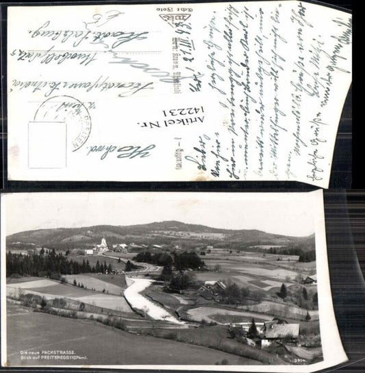 142231,Pack Packstrasse Preitenegg Blick auf den Ort