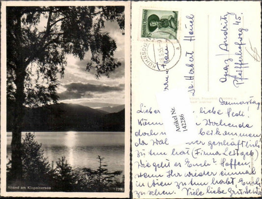 142286,Abend am Klopeinersee St Kanzian Kühnsdorf