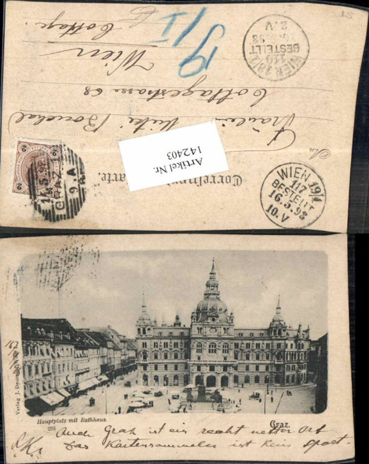 Alte Ansichtskarte – Old Postcard