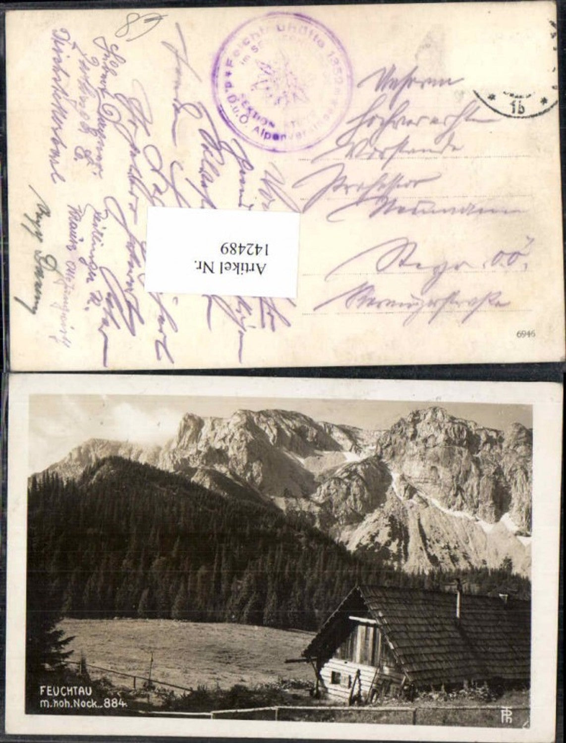 142489,Feuchtau m. Hohen Nock Feichtau bei Molln Ramsau