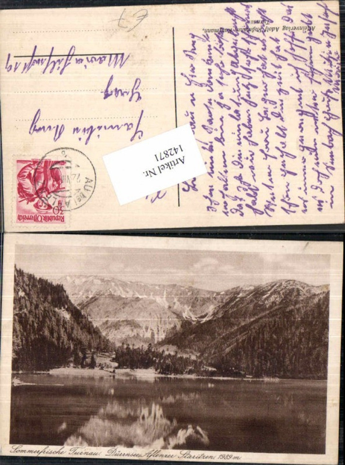 Alte Ansichtskarte – Old Postcard