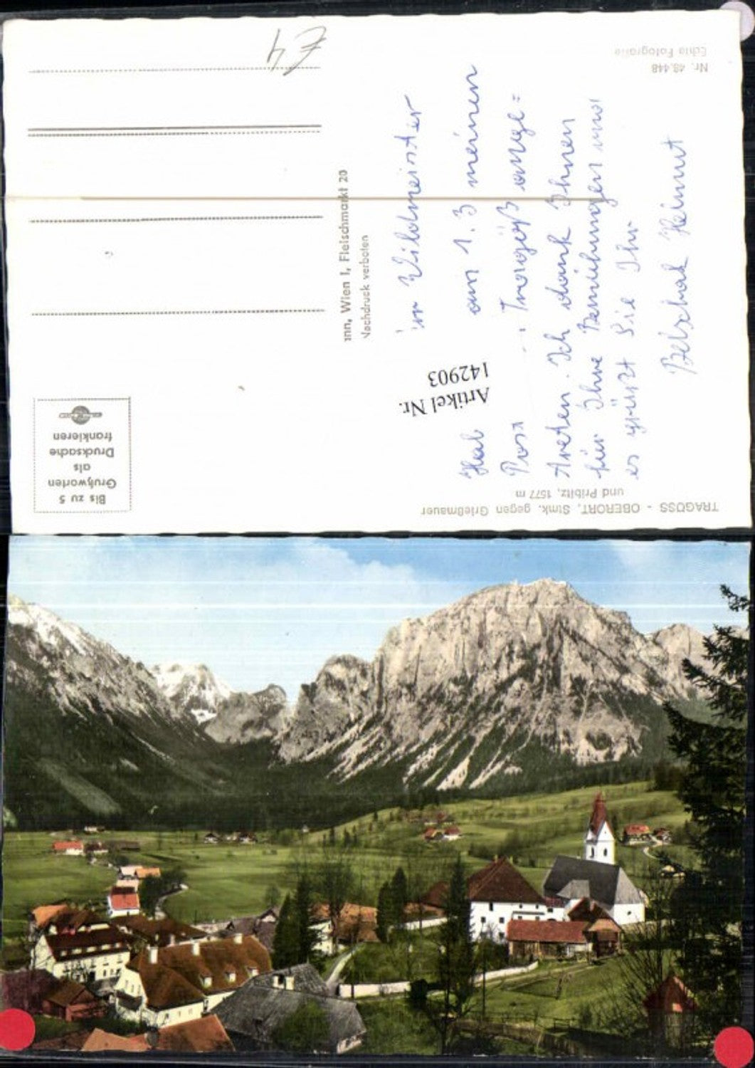 Alte Ansichtskarte – Old Postcard