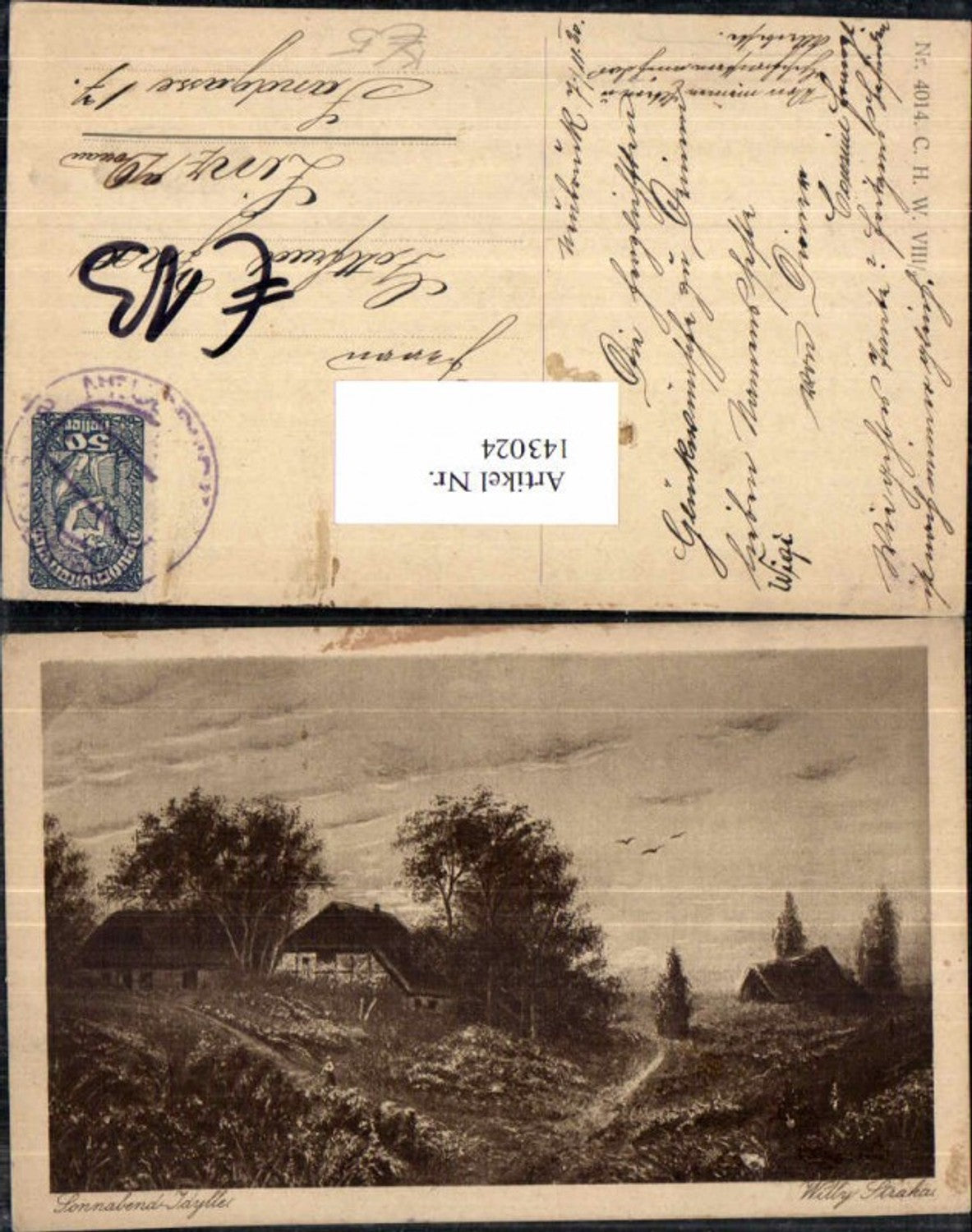 143024, Willy Straka Saturday Idyll