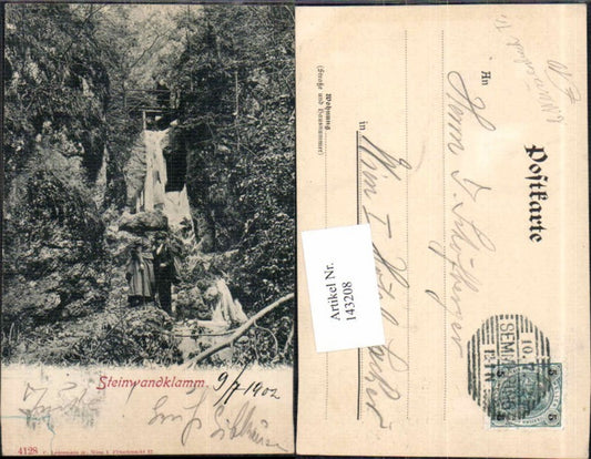 143208,Steinwandklamm Partie Furth Weissenbach a.d. Triesting