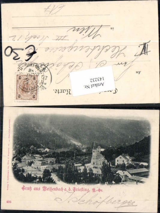 143232,Gruss aus Weissenbach a.d. Triesting 1899