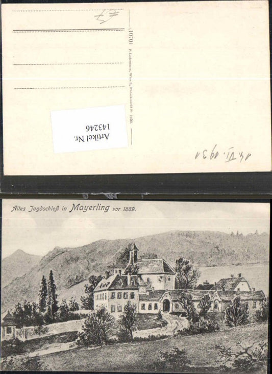 143246,Jagdschloss Mayerling bei Baden