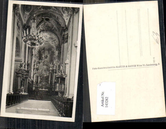 143282,Klosterneuburg Kirche Innen 1930