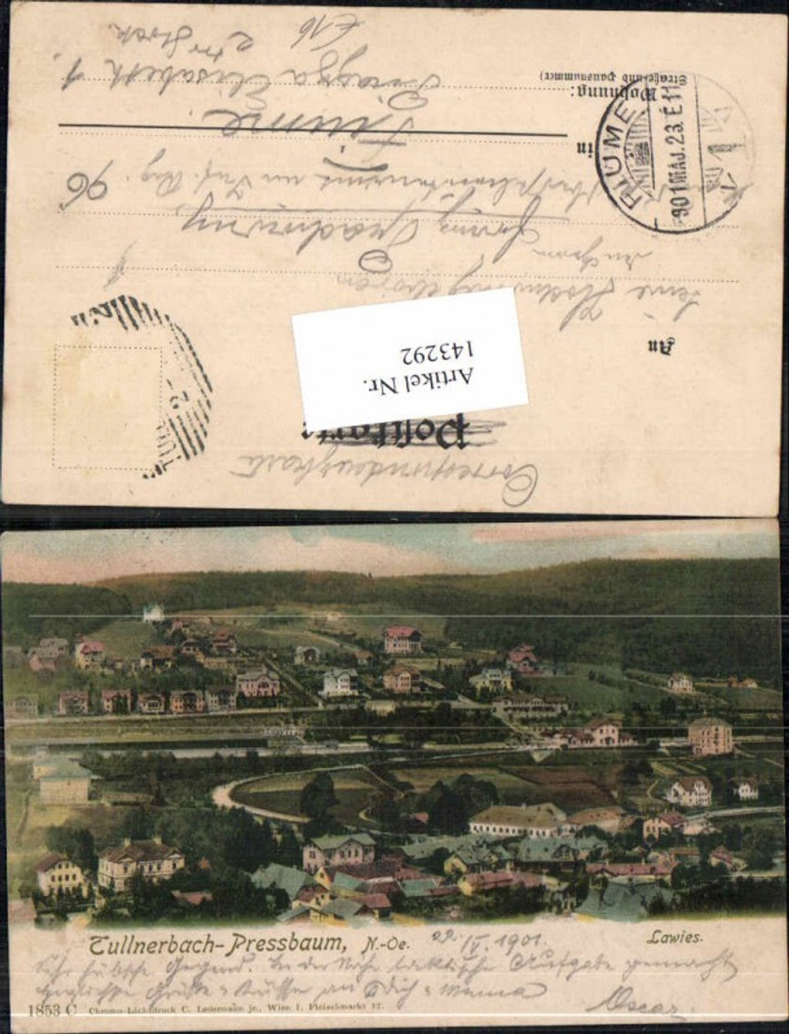 143292, Tullnerbach - Pressbaum Lawies Rare lot 1900
