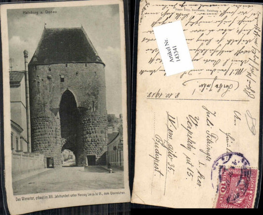 143341,Hainburg a.d. Donau 1918