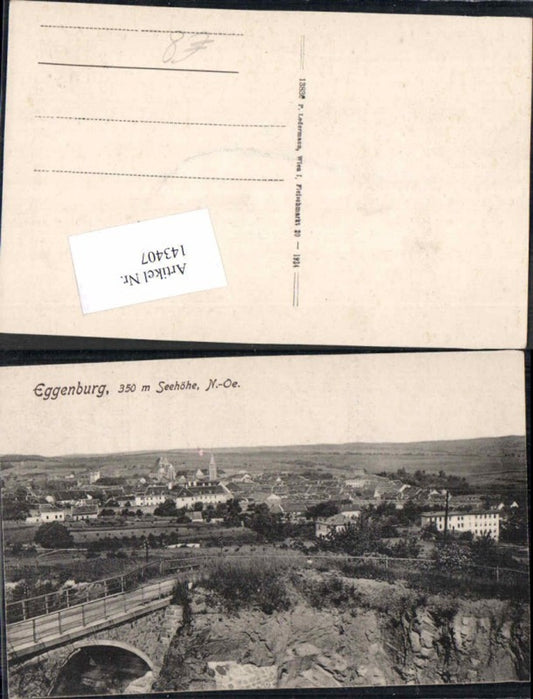 143407,Eggenburg Teilansicht 1924