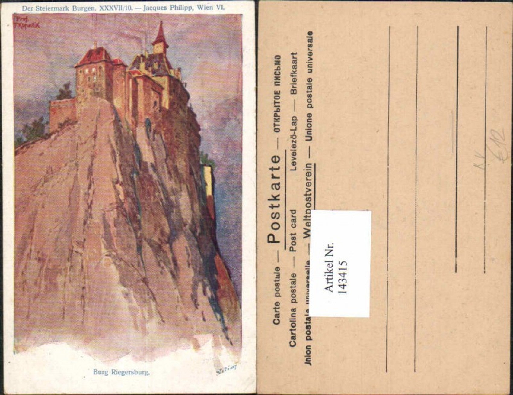 Alte Ansichtskarte – Old Postcard