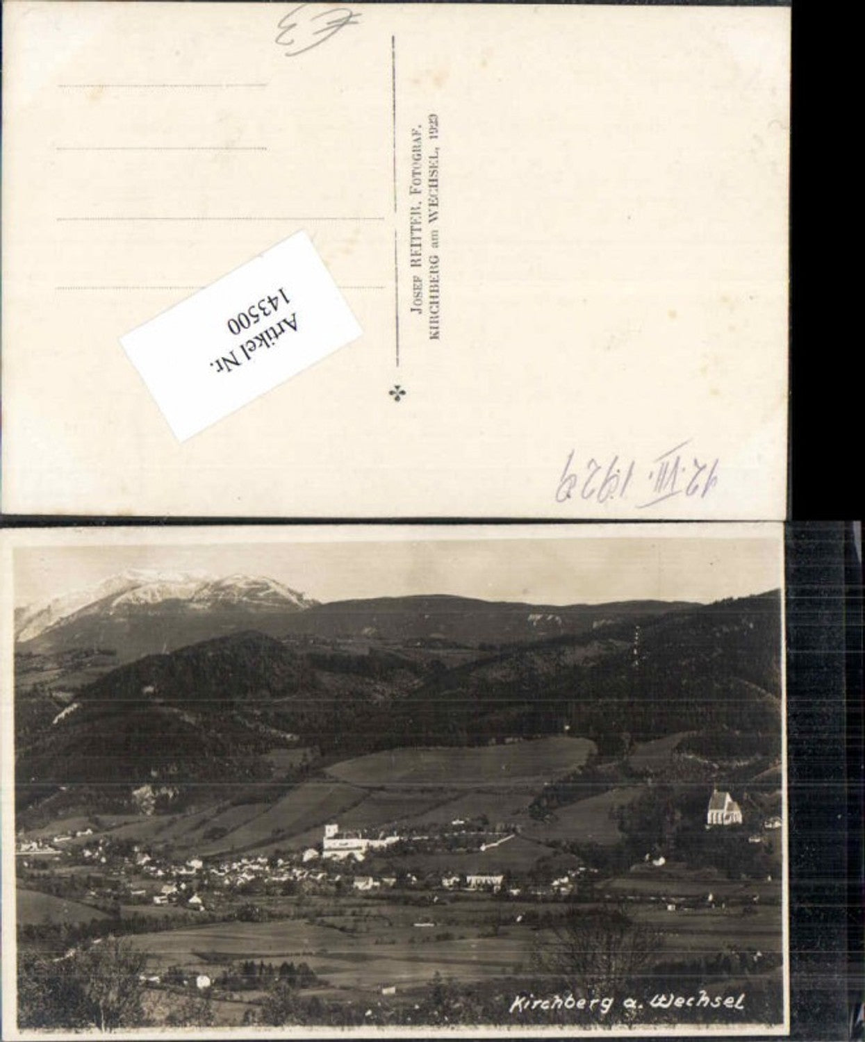 143500,Kirchberg am Wechsel 1929
