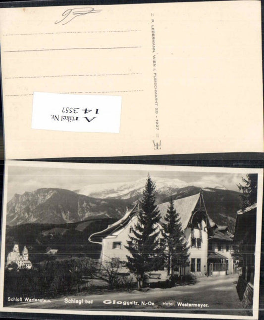 143557,Schlagl bei Gloggnitz Hotel Westermayer