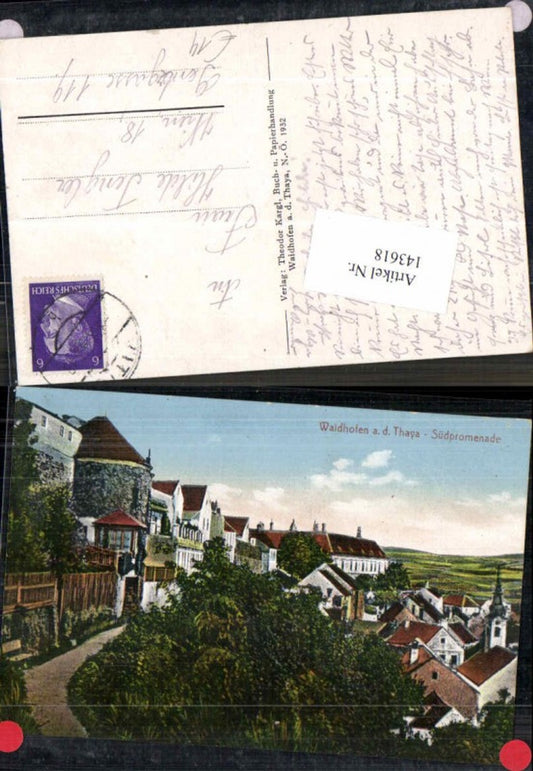 143618,Waidhofen a.d. Thaya Südpromenade 1915