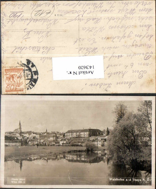 143620,Waidhofen a.d. Thaya Uferpartie 1930