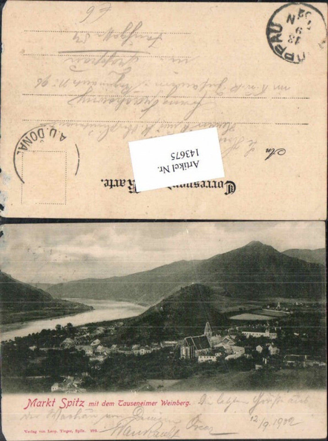143675,Markt Spitz in der Wachau 1905