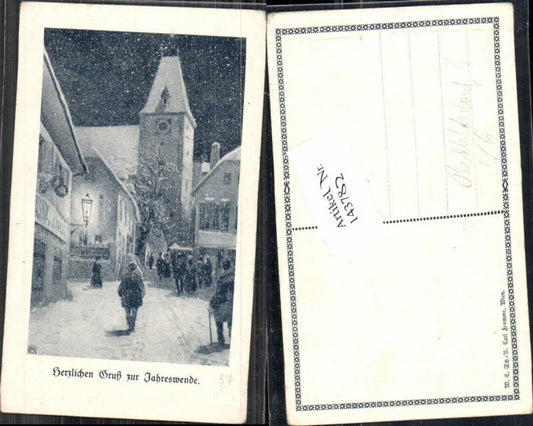 143782,Perchtoldsdorf Neujahrskarte