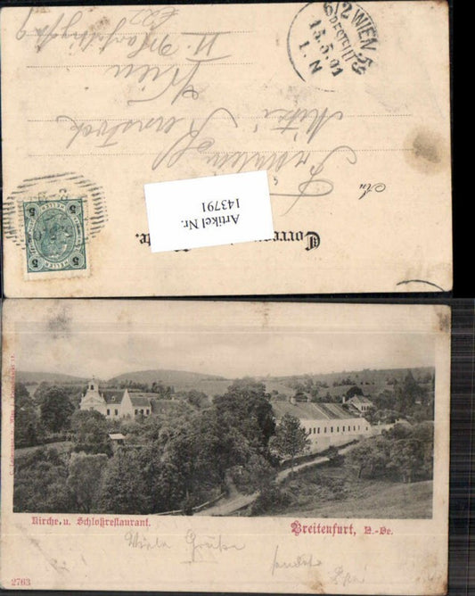 143791,Breitenfurth Breitenfurt bei Wien Kirche Restaurant 1900