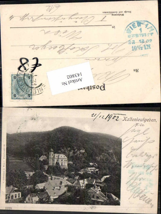 143802,Kaltenleutgeben um 1900