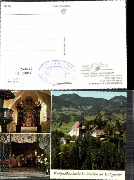 143896,Fliegeraufnahme Heiligenstein Gaflenz Alpine Luftbild