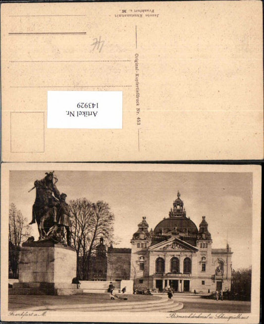 143929,Frankfurt am Main Bismarckdenkmal Theater