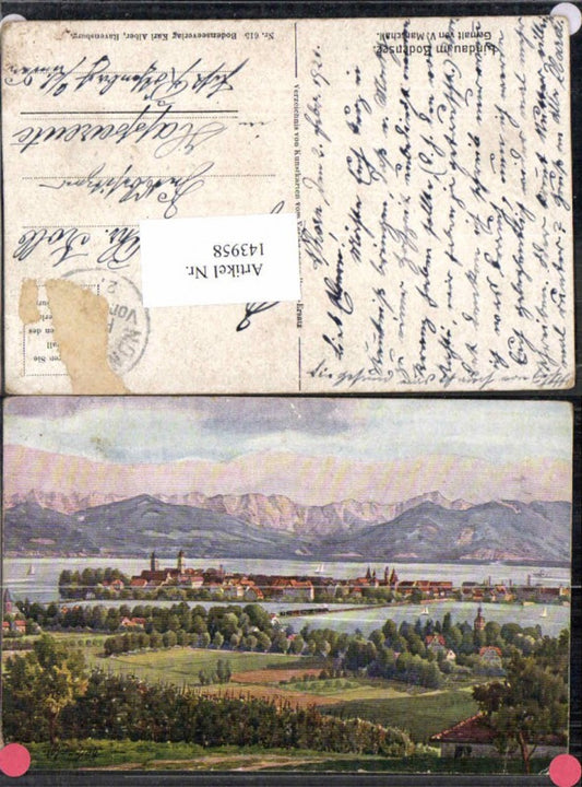 143958,Lindau am Bodensee 1910 V. Marschall signiert