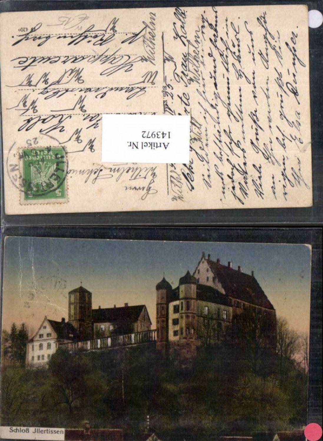 143972,Schloss Illertissen Jllertissen 1925