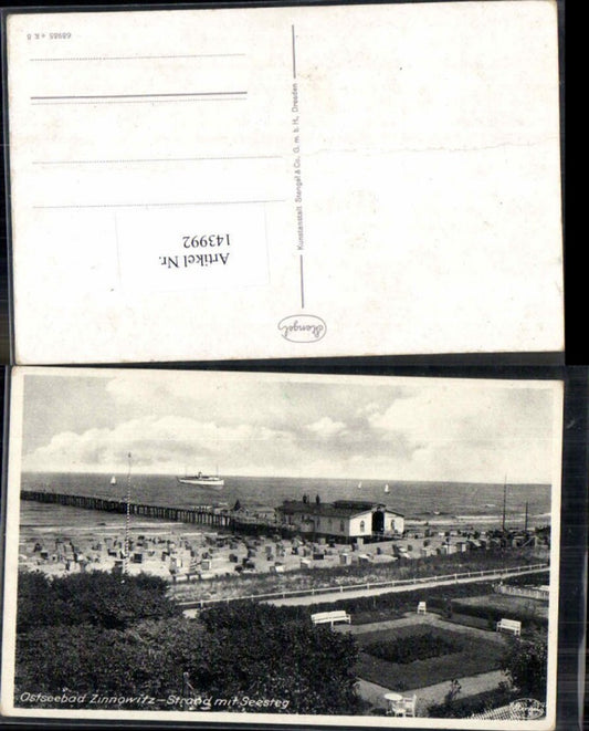 143992,Ostseebad Zinnowitz Strand Meersteg