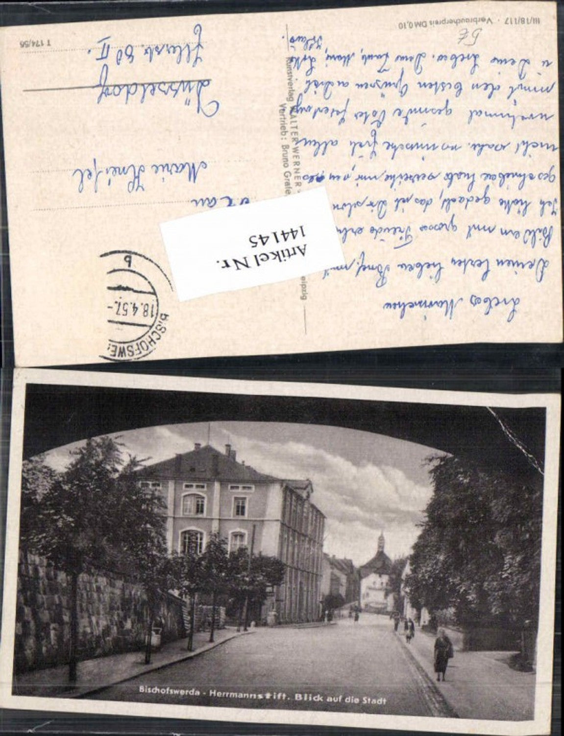 144145,Bischofswerda Herrmannstift Strassenansicht