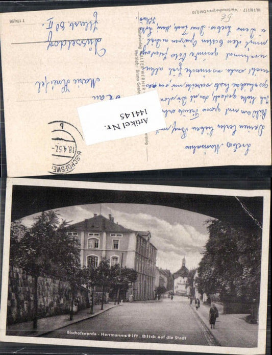 144145,Bischofswerda Herrmannstift Strassenansicht