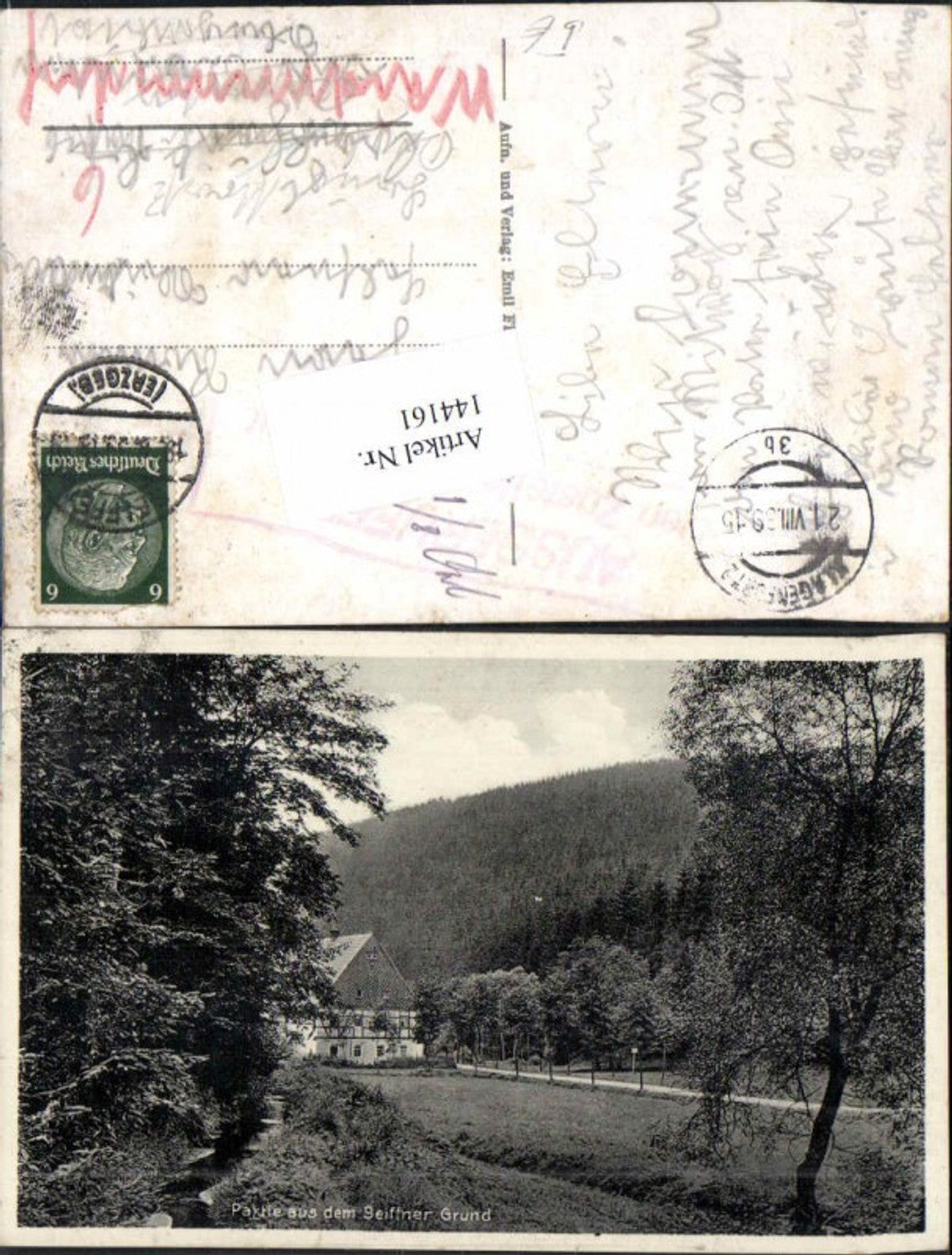 144161,Partie aus dem Seiffner grund Seiffen 1939