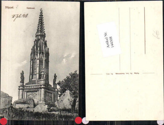 144308,Düppel Denkmal 1910 Sonderburg Alsen