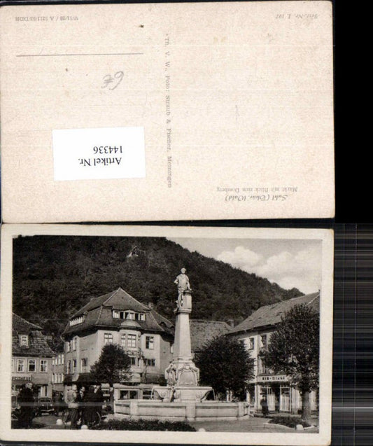 144336,Suhl Markt Brunnen