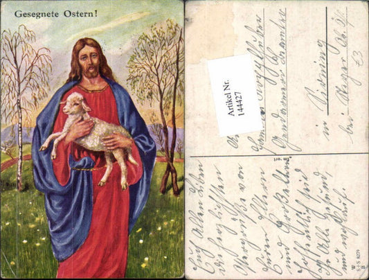 144427,Ostern Jesus Schaf Religion