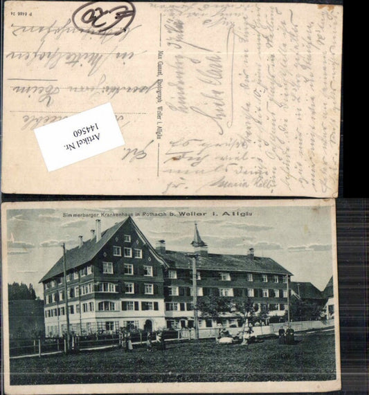 144560,Simmerberger Krankenhaus in Rothach bei Weiler Simmerberg im Allgäu Isny RAR