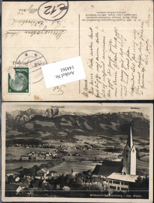 144561,Bihlerdorf Seifriedsberg im Allgäu  Blaichach seltene AK