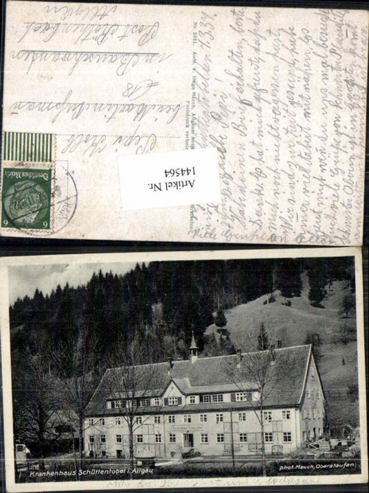 144564,Krankenhaus Schüttentobel im Allgäu Grünenbach Ebratshofen Sibratshofen