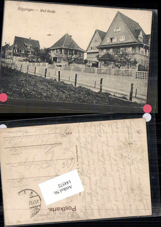 144572, Göppingen Wolf Strasse Partie 1920