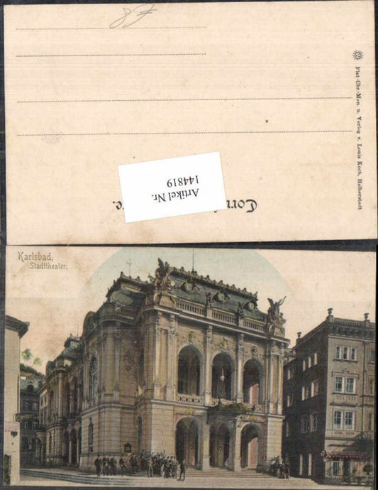 144819,Karlsbad Stadttheater Theater 1900