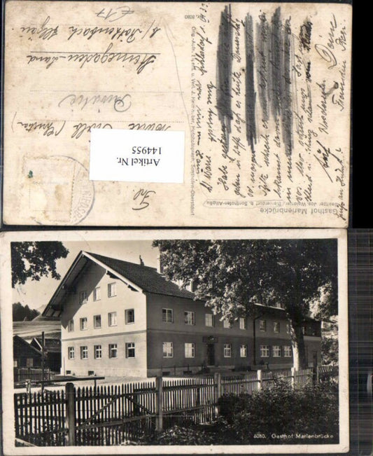 144955,Gasthaus Marienbrücke bei Biehlerdorf Sonthofen Allgäu