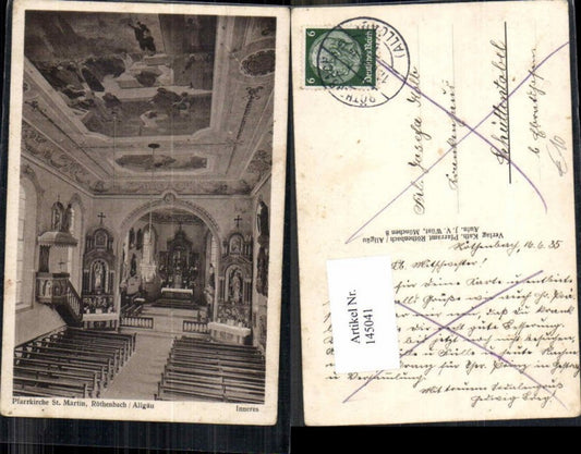 145041,St Martin bei Röthenbach b. Lindau Allgäu Kirche
