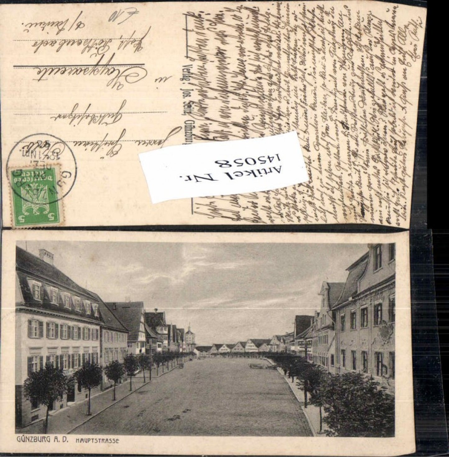 145058,Günzburg a.d. Donau Hauptstrasse 1905