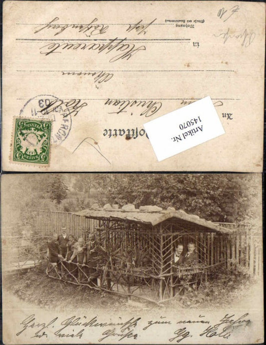 145070,FotoAK Pfronten Haus im Garten 1902