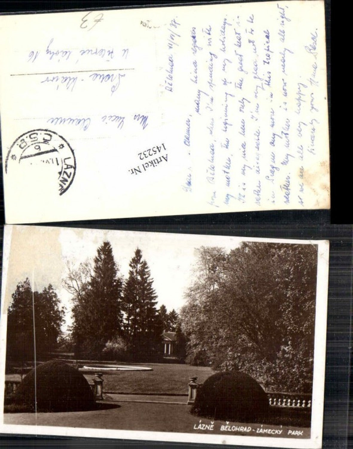 Alte Ansichtskarte – Old Postcard