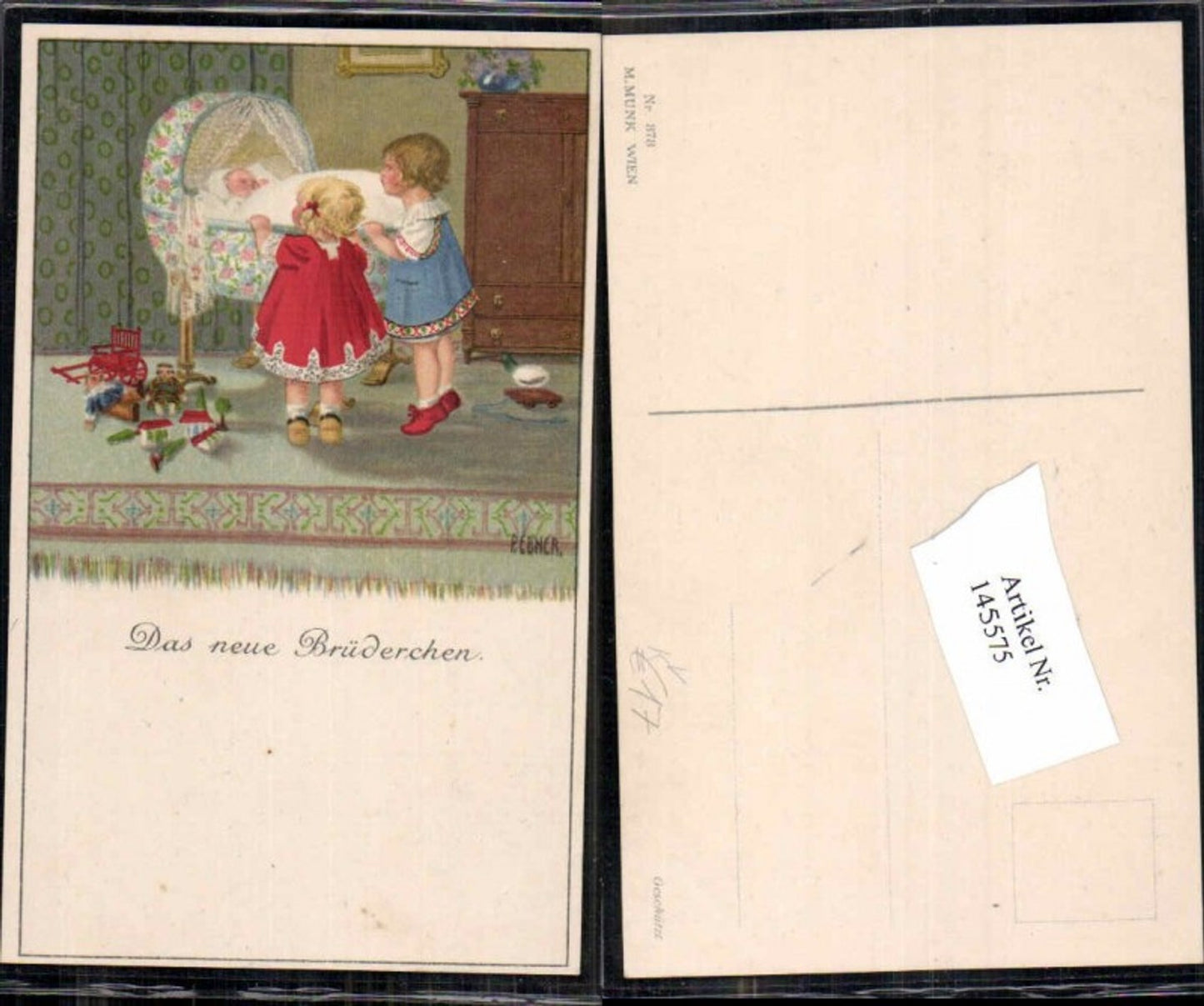 145575,Pauli Ebner M. Munk Vienne 878 Kinder Das neue Brüderchen