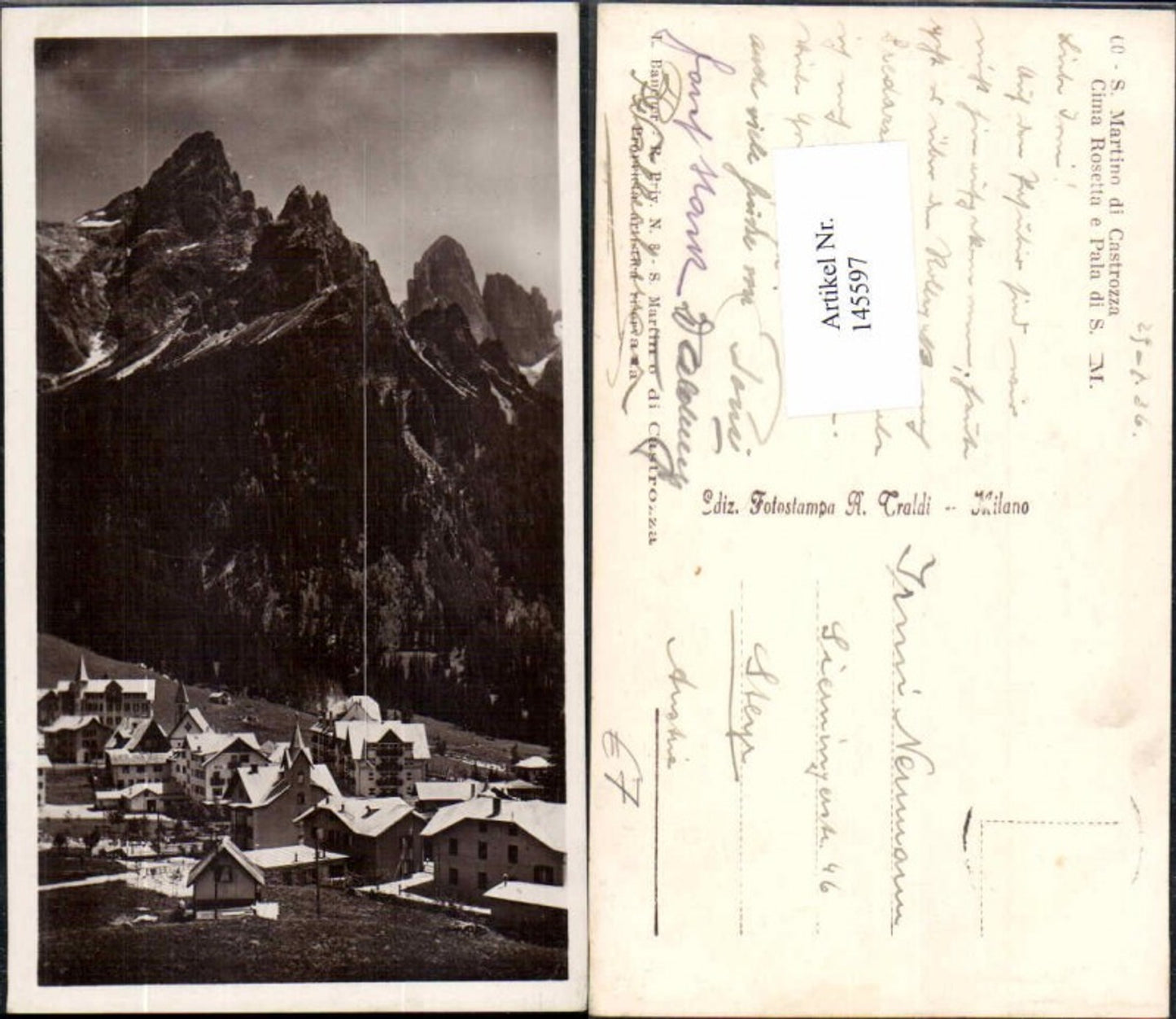 Alte Ansichtskarte – Old Postcard
