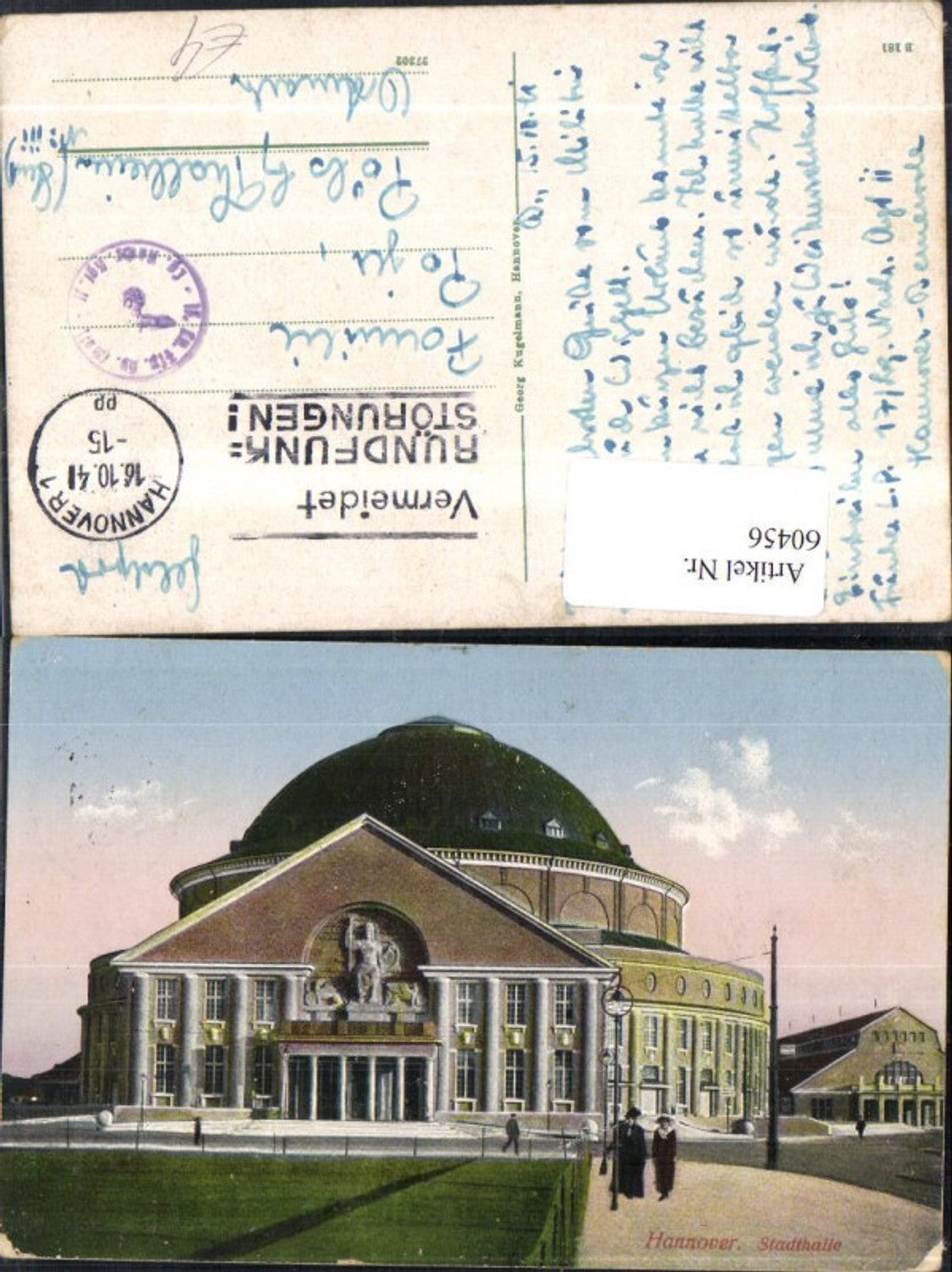 60456,Hannover Stadthalle Ansicht 1941