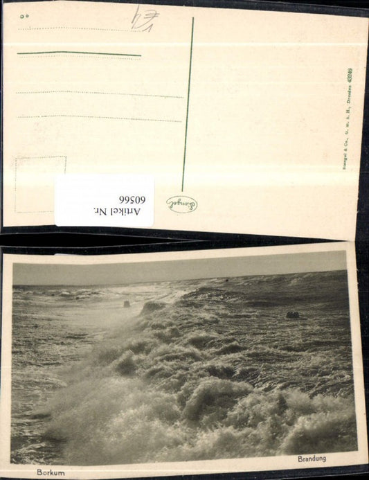60566,Borkum Brandung Ansicht pub Stengel Co 43246