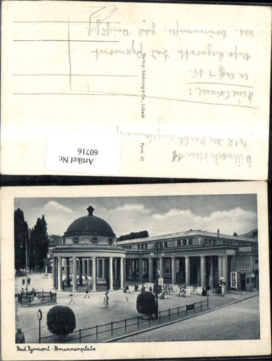 60716,Bad Pyrmont Brunnenplatz Strassenansicht